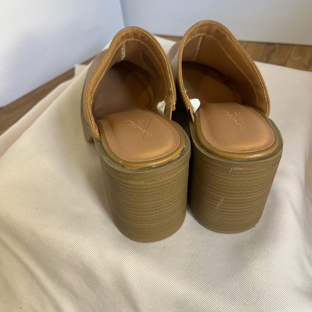 Universal Thread Brown Leather Mules - image 4